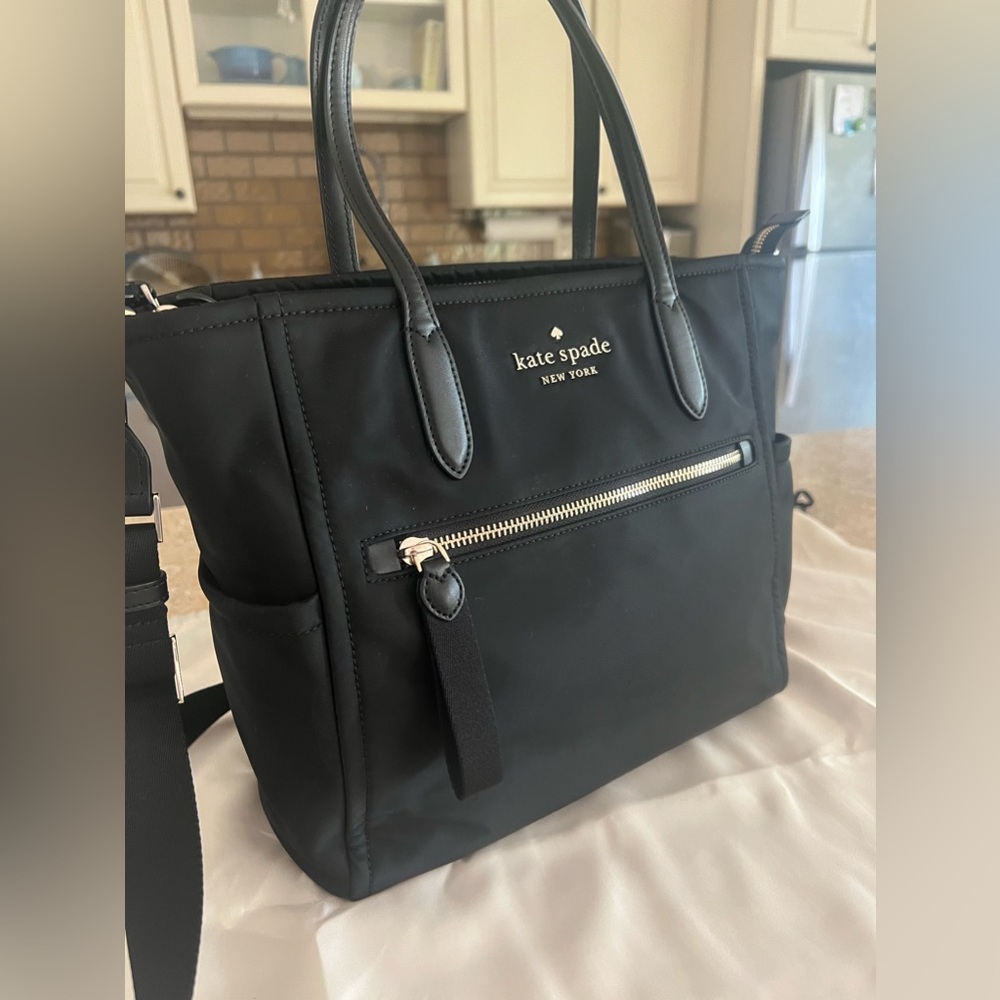 kate spade Black Nylon Tote with Removable Strap - Picture 2 of 7
